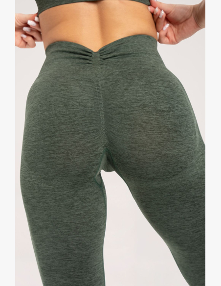 Gym Glamour Legíny seamless deep push up green • Nebshop.cz