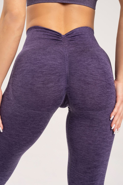 Gym Glamour Legíny seamless deep push up plum • Nebshop.cz 2