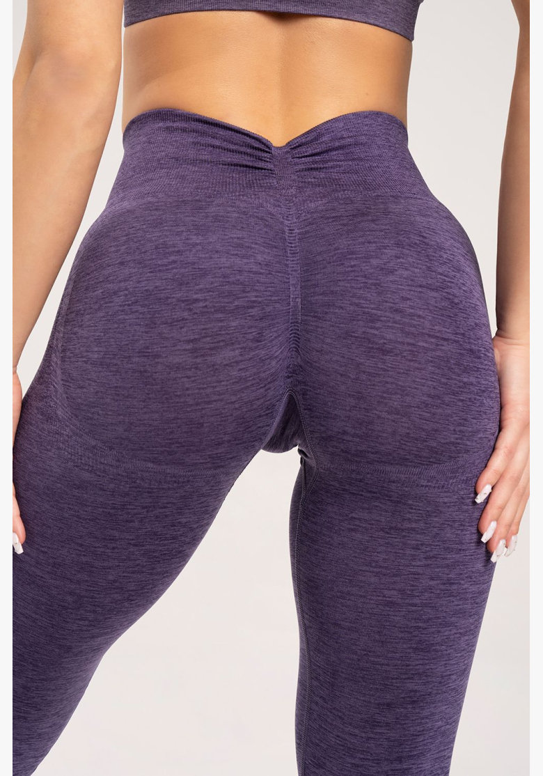 Gym Glamour Legíny seamless deep push up slivková • Nebshop.sk