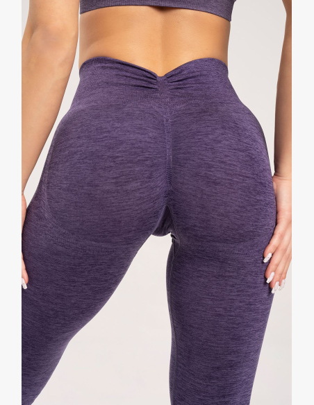 Gym Glamour Legíny seamless deep push up slivková • Nebshop.sk