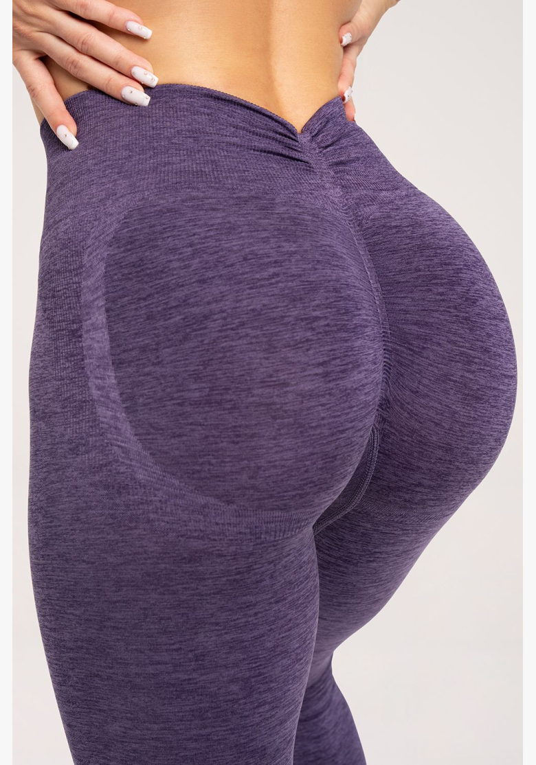 Gym Glamour Legíny seamless deep push up slivková • Nebshop.sk