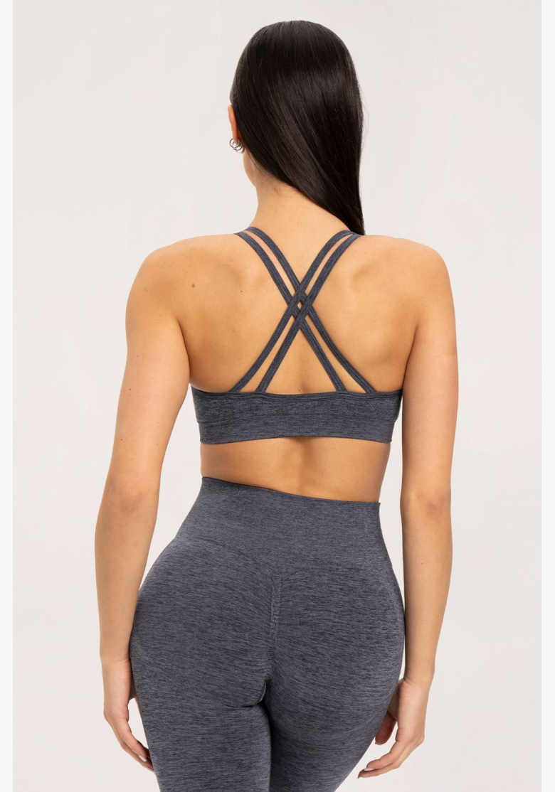 Gym Glamour Podprsenka seamless dark grey • Nebshop.cz Gym Glamour Podprsenka seamless dark grey • Nebshop.cz