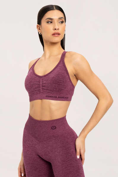 Gym Glamour Seamless Bra Cherry • Nebshop.cz