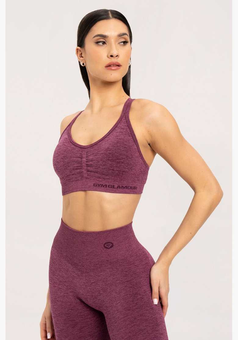Gym Glamour Seamless Bra Cherry • Nebshop.cz Gym Glamour Seamless Bra Cherry • Nebshop.cz