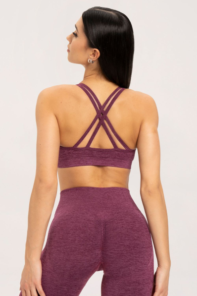 Gym Glamour Seamless Bra Cherry • Nebshop.cz 2
