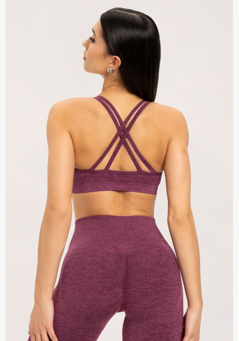 Gym Glamour Podprsenka seamless cherry • Nebshop.cz Gym Glamour Podprsenka seamless cherry • Nebshop.cz