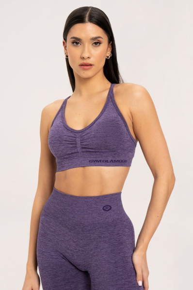 Gym Glamour Podprsenka seamless plum • Nebshop.cz