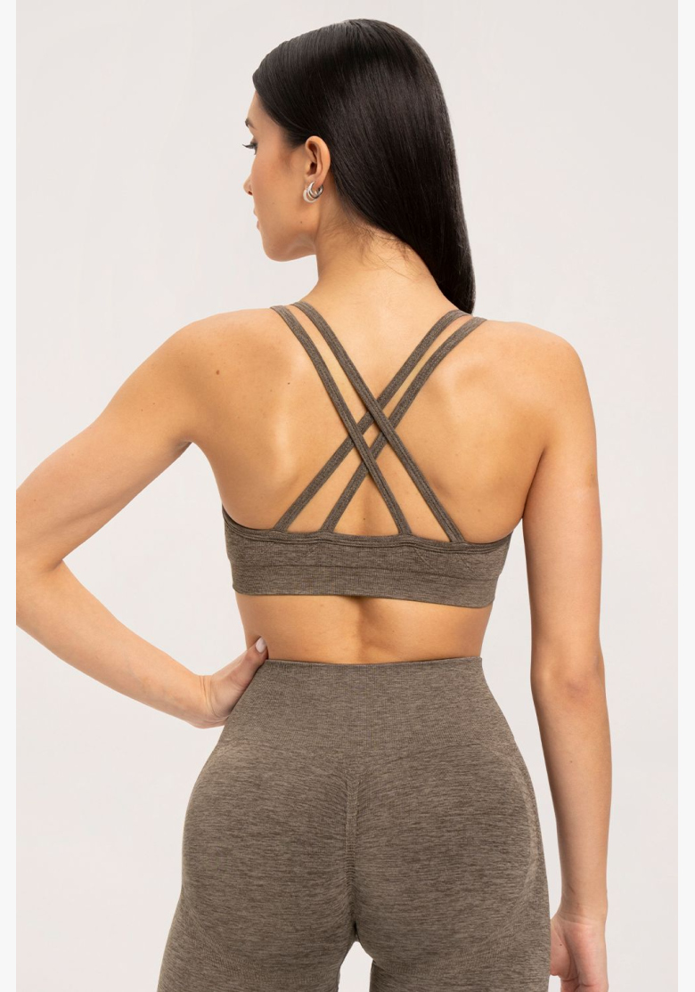 Gym Glamour Podprsenka seamless espresso • Nebshop.cz Gym Glamour Podprsenka seamless espresso • Nebshop.cz