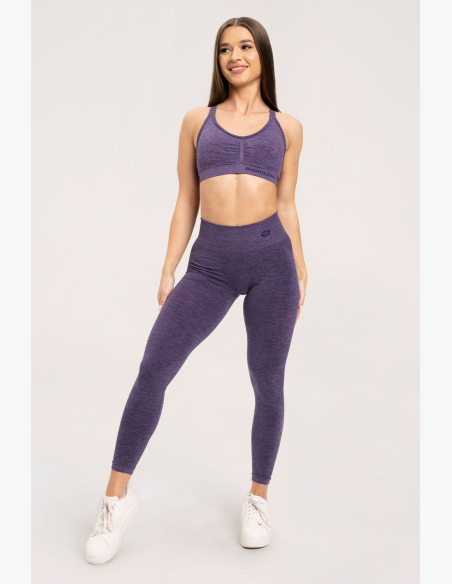 Gym Glamour Legíny seamless deep push up slivková • Nebshop.sk