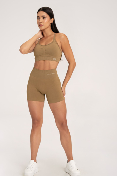 Gym Glamour Push Up Shorts 2.0 Safari • Nebshop.cz
