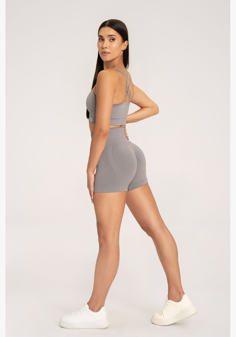 Gym Glamour Šortky push up 2.0 ghost grey • Nebshop.sk Gym Glamour Šortky push up 2.0 ghost grey • Nebshop.sk