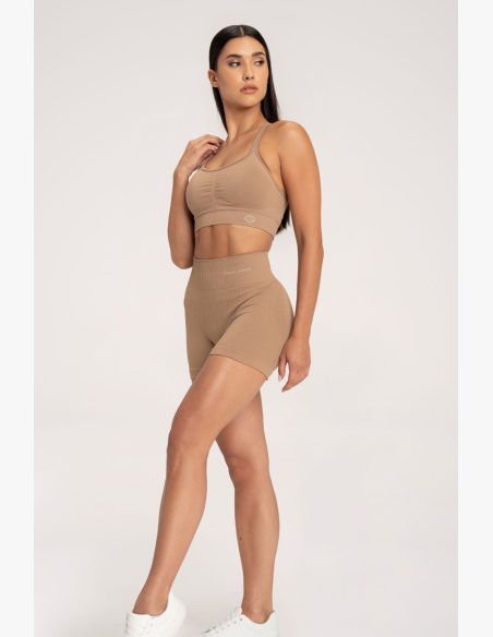 Gym Glamour Šortky push up 2.0 nugát • Nebshop.sk