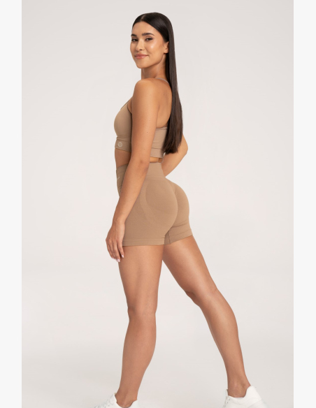 Gym Glamour Šortky push up 2.0 nugát • Nebshop.sk