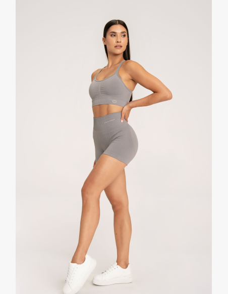 Gym Glamour Šortky push up 2.0 ghost grey • Nebshop.sk