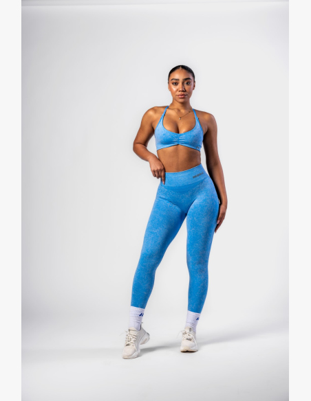 NEBBIA • NEBBIA Bezšvové legíny s vysokým pásom MAXIMUM PUSH-UP modré • Nebshop.sk
