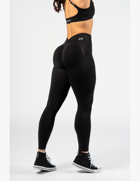 NEBBIA • NEBBIA Bezšvíkové legíny s vysokým pásom MAXIMUM PUSH-UP čierne • Nebshop.sk