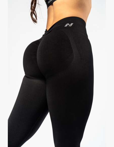 NEBBIA • NEBBIA Bezšvíkové legíny s vysokým pásom MAXIMUM PUSH-UP čierne • Nebshop.sk