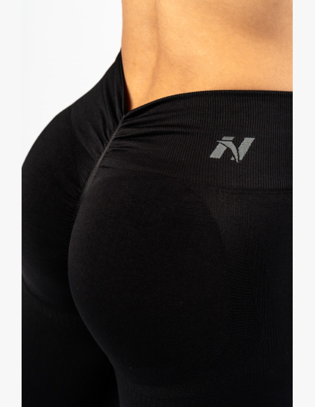 NEBBIA • NEBBIA Bezšvíkové legíny s vysokým pásom MAXIMUM PUSH-UP čierne • Nebshop.sk