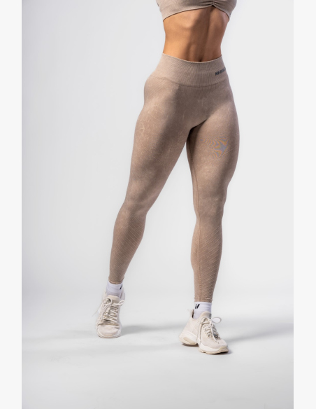 NEBBIA • NEBBIA Bezšvové push-up legíny s vysokým pásom TOTALLY SEAMLESS krémové • Nebshop.sk