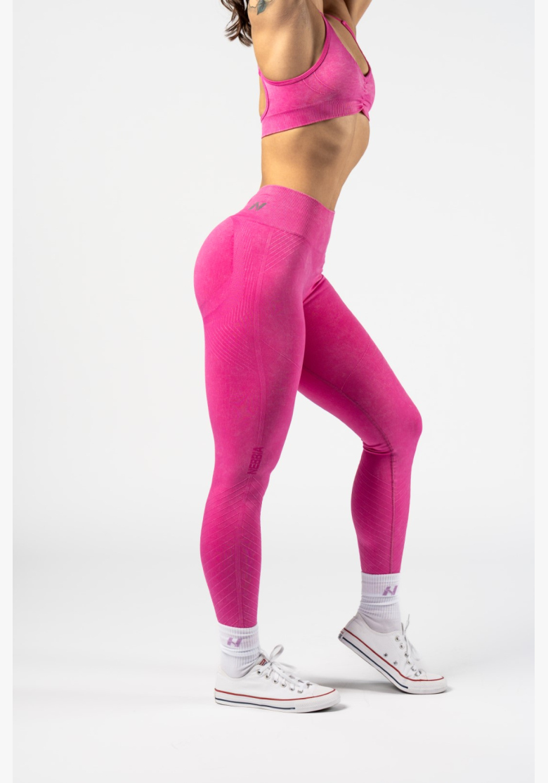NEBBIA • NEBBIA Bezešvé push-up legíny s vysokým pasem TOTALLY SEAMLESS růžové • Nebshop.cz NEBBIA • NEBBIA Bezešvé push-up legíny s vysokým pasem TOTALLY SEAMLESS růžové • Nebshop.cz