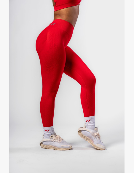 NEBBIA • NEBBIA Seamless push-up leggings with high waist TOTALLY SEAMLESS red • Nebshop.com