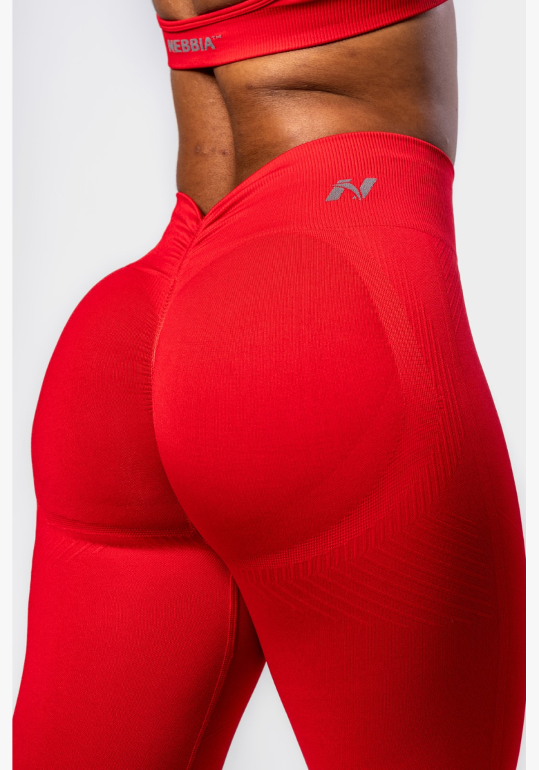NEBBIA • NEBBIA Bezšvové push-up legíny s vysokým pásom TOTALLY SEAMLESS červené • Nebshop.sk NEBBIA • NEBBIA Bezšvové push-up legíny s vysokým pásom TOTALLY SEAMLESS červené • Nebshop.sk
