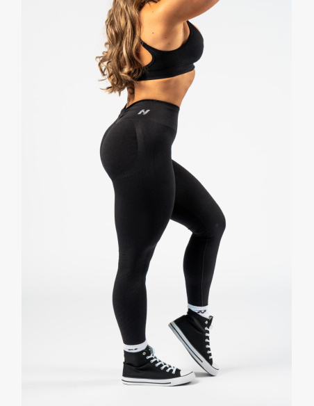 NEBBIA • NEBBIA Seamless push-up leggings with high waist TOTALLY SEAMLESS black • Nebshop.cz