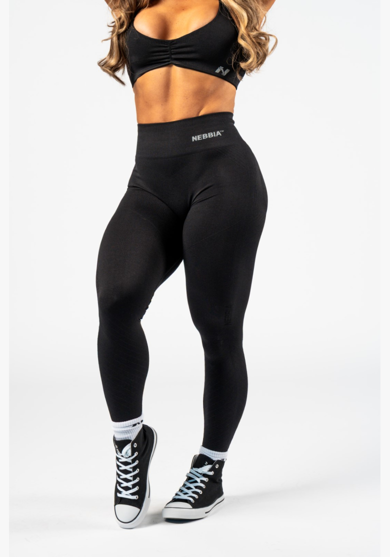 NEBBIA • NEBBIA Seamless push-up leggings with high waist TOTALLY SEAMLESS black • Nebshop.cz NEBBIA • NEBBIA Seamless push-up leggings with high waist TOTALLY SEAMLESS black • Nebshop.cz