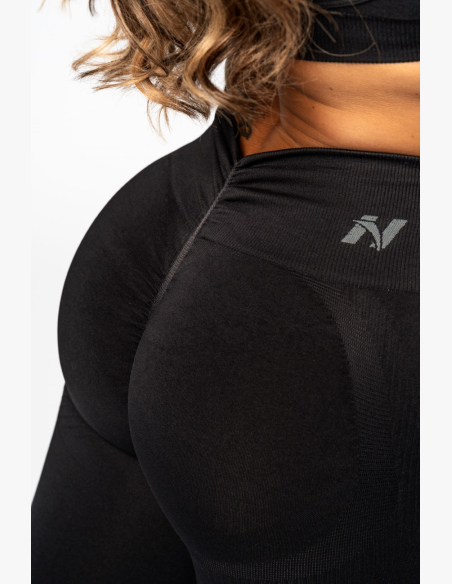 NEBBIA • NEBBIA Seamless push-up leggings with high waist TOTALLY SEAMLESS black • Nebshop.cz