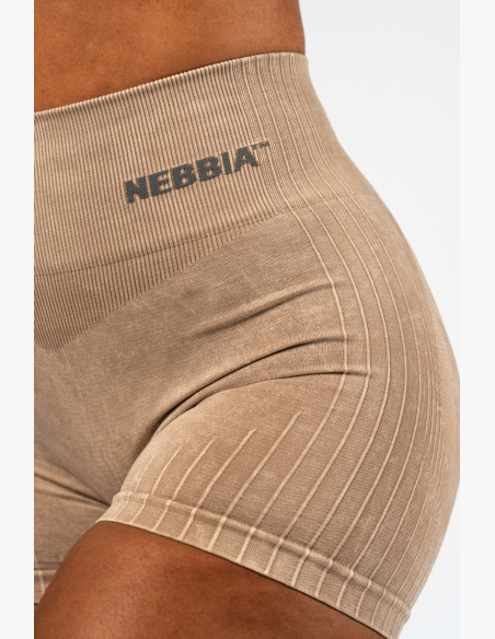 NEBBIA • NEBBIA Bezšvové push-up šortky s vysokým pásom TOTALLY SEAMLESS krémové • Nebshop.sk