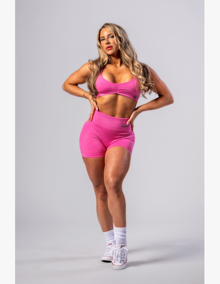 NEBBIA • NEBBIA Pantaloni push-up senza cuciture con alta vita TOTALLY SEAMLESS rosa • Nebshop.it