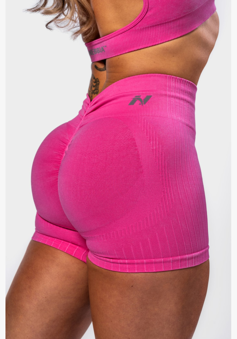NEBBIA • NEBBIA Bezšvové push-up šortky s vysokým pásom TOTALLY SEAMLESS ružové • Nebshop.sk NEBBIA • NEBBIA Bezšvové push-up šortky s vysokým pásom TOTALLY SEAMLESS ružové • Nebshop.sk