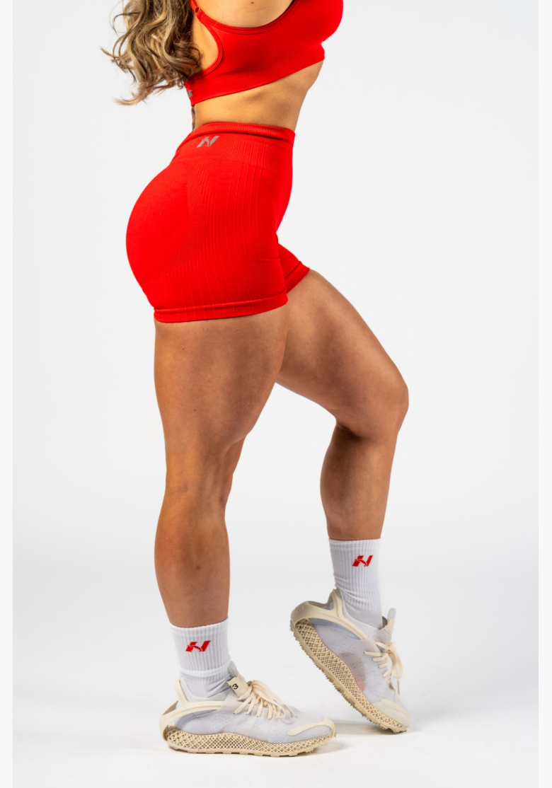 NEBBIA • NEBBIA Bezšvíkové push-up šortky s vysokým pásom TOTALLY SEAMLESS červené • Nebshop.sk NEBBIA • NEBBIA Bezšvíkové push-up šortky s vysokým pásom TOTALLY SEAMLESS červené • Nebshop.sk