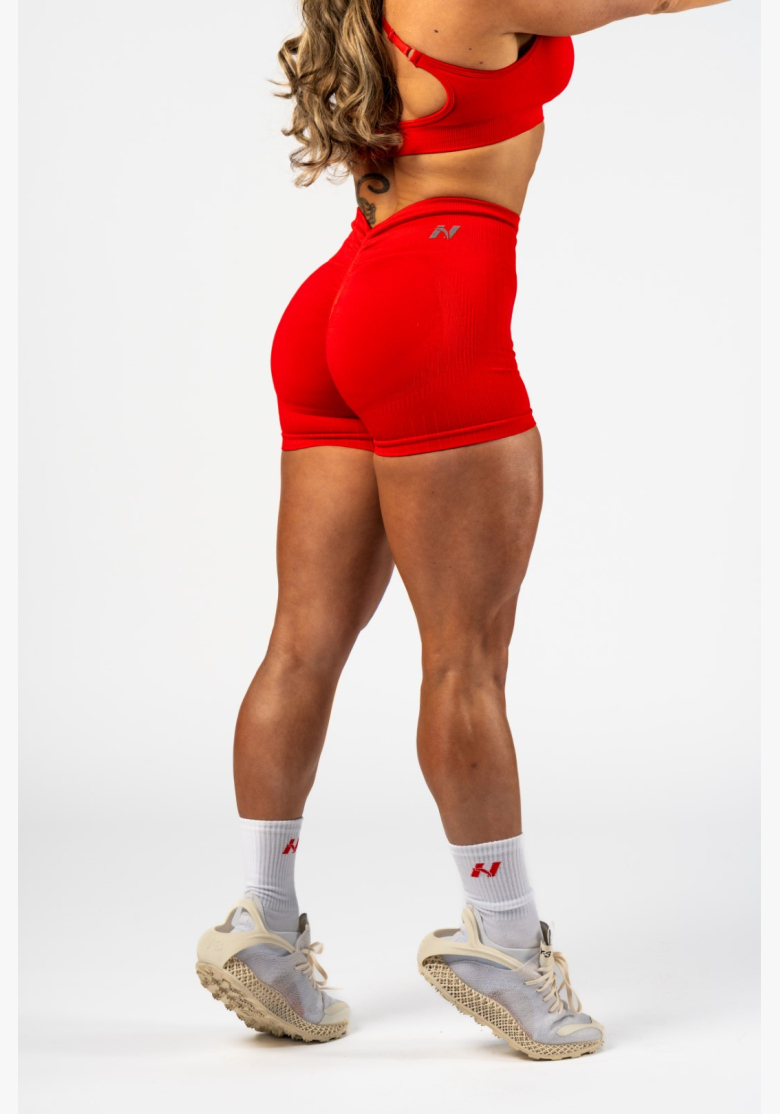 NEBBIA • NEBBIA Bezšvíkové push-up šortky s vysokým pásom TOTALLY SEAMLESS červené • Nebshop.sk NEBBIA • NEBBIA Bezšvíkové push-up šortky s vysokým pásom TOTALLY SEAMLESS červené • Nebshop.sk