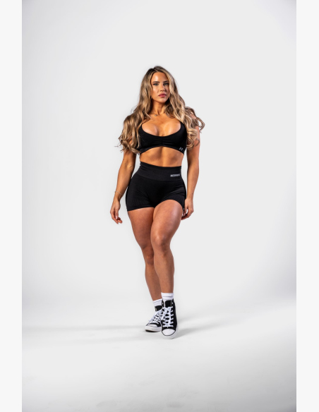 NEBBIA • NEBBIA Bezšvové push-up šortky s vysokým pásom TOTALLY SEAMLESS čierne • Nebshop.sk