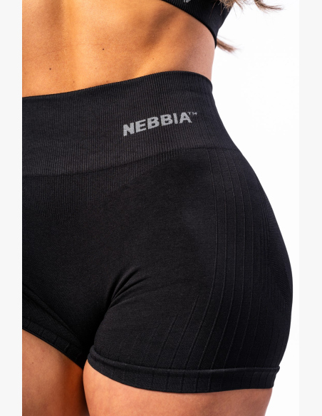 NEBBIA • NEBBIA Pantaloni push-up senza cuciture con vita alta TOTALLY SEAMLESS neri • Nebshop.cz