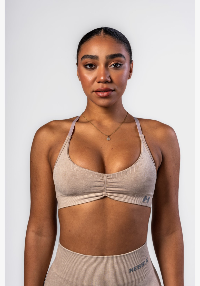 NEBBIA • NEBBIA Športová podprsenka so strednou oporou TOTALLY SEAMLESS krémová • Nebshop.sk NEBBIA • NEBBIA Športová podprsenka so strednou oporou TOTALLY SEAMLESS krémová • Nebshop.sk
