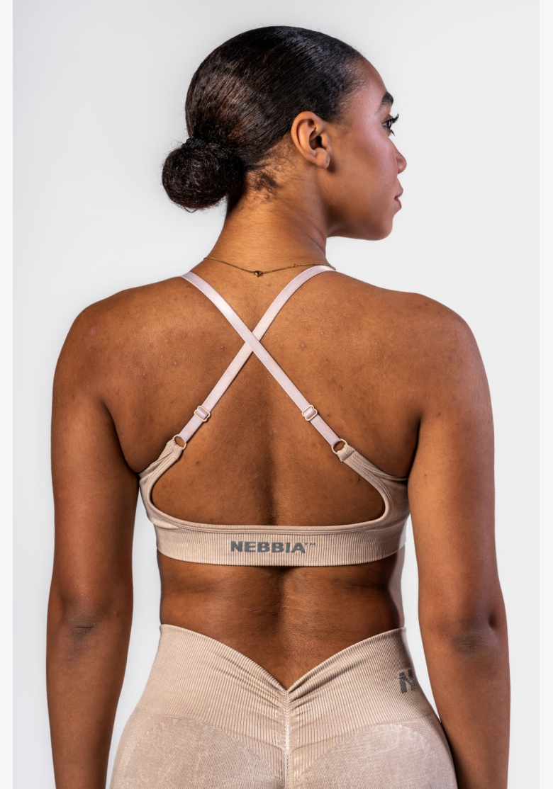 NEBBIA • NEBBIA Športová podprsenka so strednou oporou TOTALLY SEAMLESS krémová • Nebshop.sk NEBBIA • NEBBIA Športová podprsenka so strednou oporou TOTALLY SEAMLESS krémová • Nebshop.sk