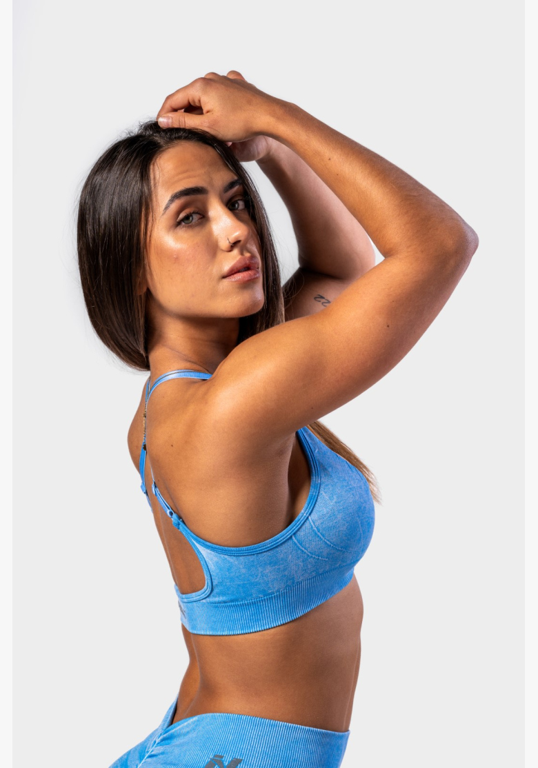 NEBBIA • NEBBIA Reggiseno sportivo con supporto medio TOTALLY SEAMLESS blu • Nebshop.cz NEBBIA • NEBBIA Reggiseno sportivo con supporto medio TOTALLY SEAMLESS blu • Nebshop.cz