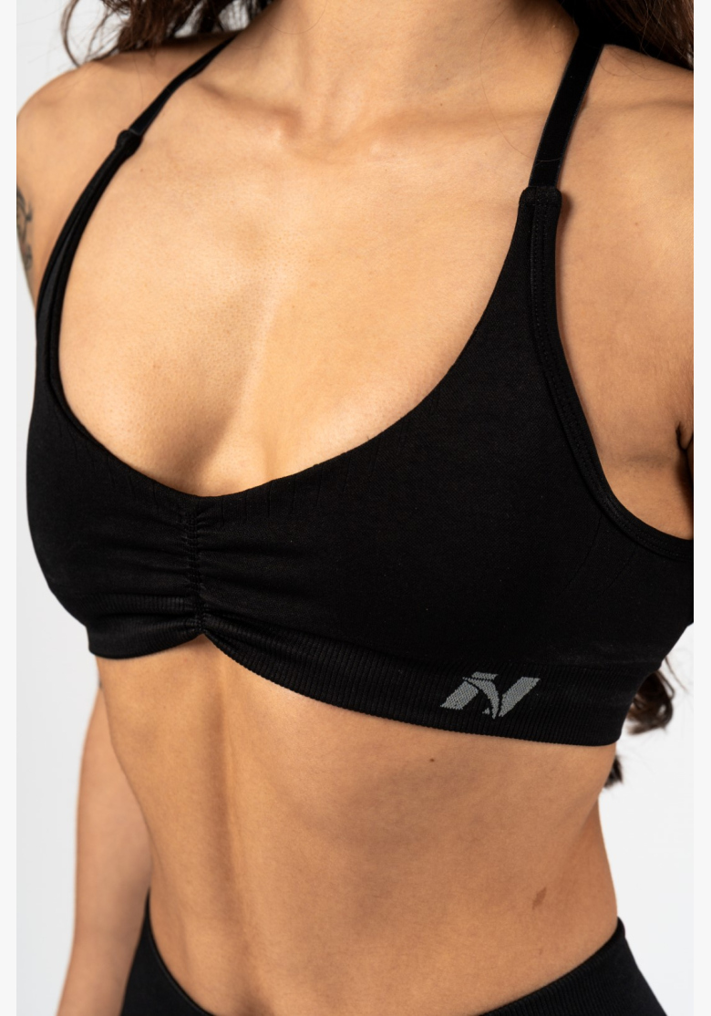 NEBBIA • NEBBIA Sports Bra with Medium Support TOTALLY SEAMLESS Black • Nebshop.cz NEBBIA • NEBBIA Sports Bra with Medium Support TOTALLY SEAMLESS Black • Nebshop.cz