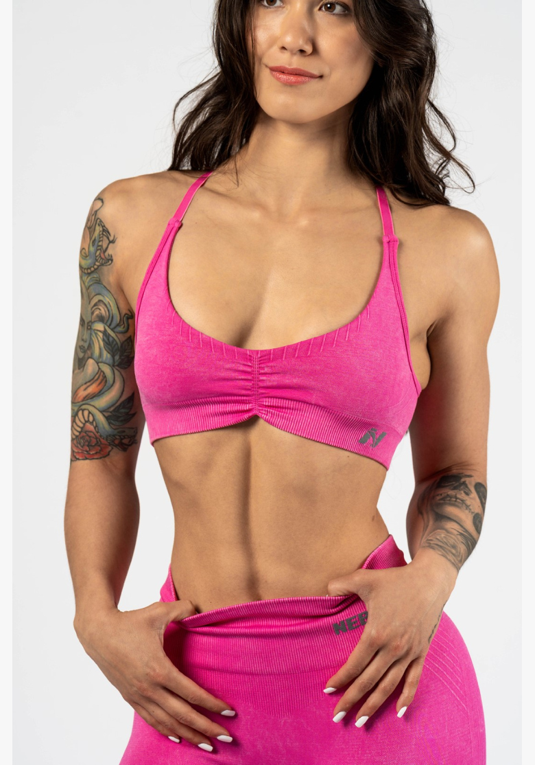 NEBBIA • NEBBIA Sportovní podprsenka se střední oporou  TOTALLY SEAMLESS růžová • Nebshop.cz NEBBIA • NEBBIA Sportovní podprsenka se střední oporou  TOTALLY SEAMLESS růžová • Nebshop.cz