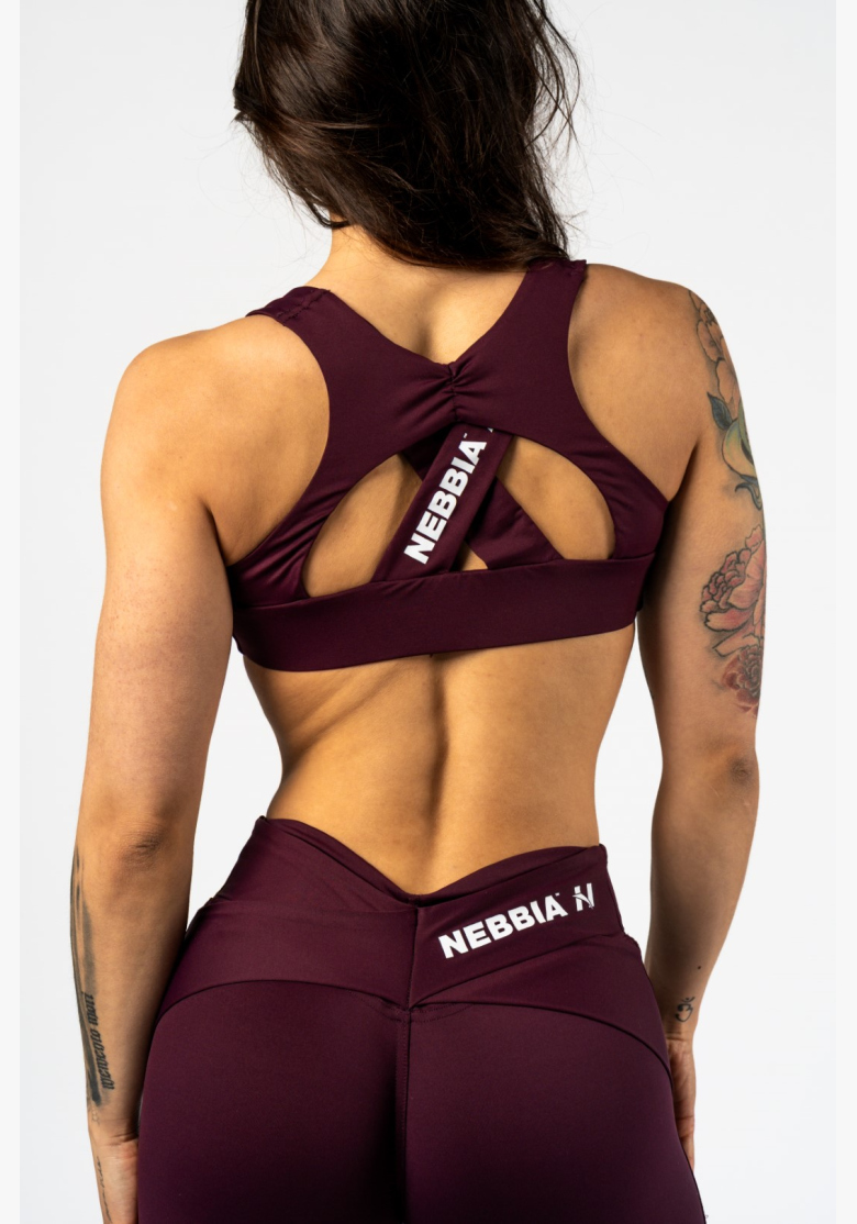 NEBBIA • NEBBIA Športová podprsenka STRONG BEAUTY bordová • Nebshop.sk NEBBIA • NEBBIA Športová podprsenka STRONG BEAUTY bordová • Nebshop.sk