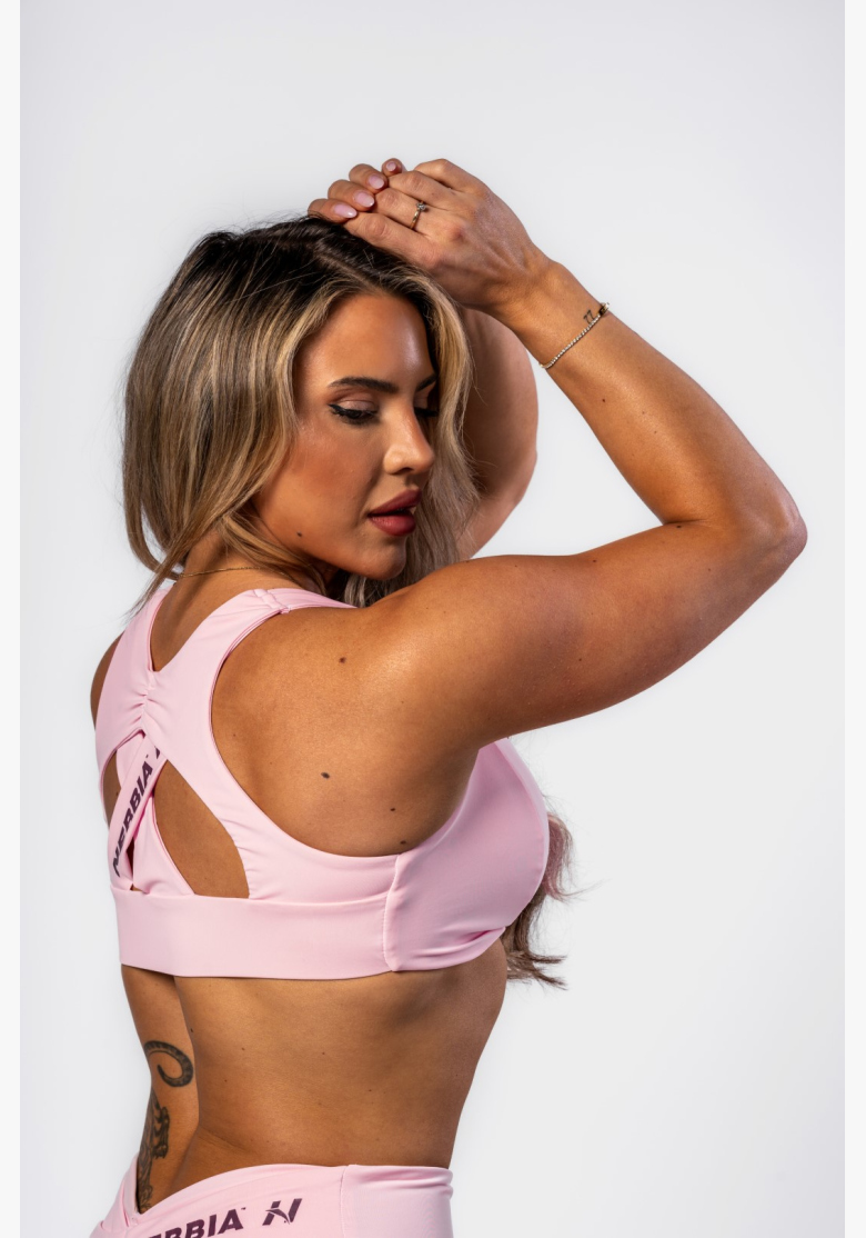 NEBBIA • NEBBIA Sports Bra STRONG BEAUTY pink • Nebshop.cz NEBBIA • NEBBIA Sports Bra STRONG BEAUTY pink • Nebshop.cz