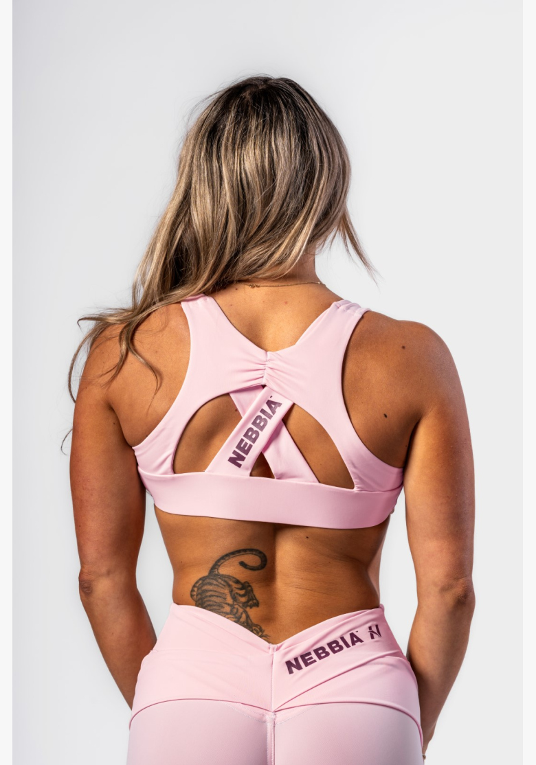 NEBBIA • NEBBIA Brassière sportiva STRONG BEAUTY rosa • Nebshop.it NEBBIA • NEBBIA Brassière sportiva STRONG BEAUTY rosa • Nebshop.it