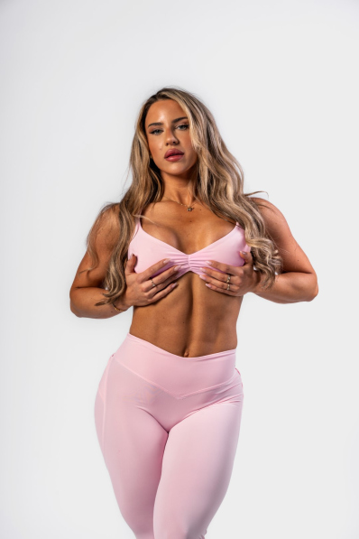 NEBBIA • NEBBIA Sportovní podprsenka STRONG BEAUTY růžová • Nebshop.cz