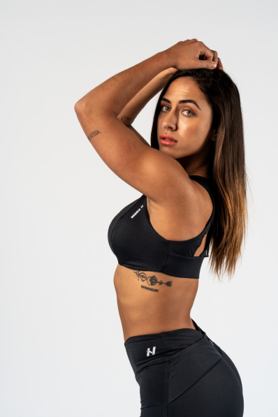 NEBBIA • NEBBIA Sportovní podprsenka STRONG BEAUTY čeerná • Nebshop.cz 2