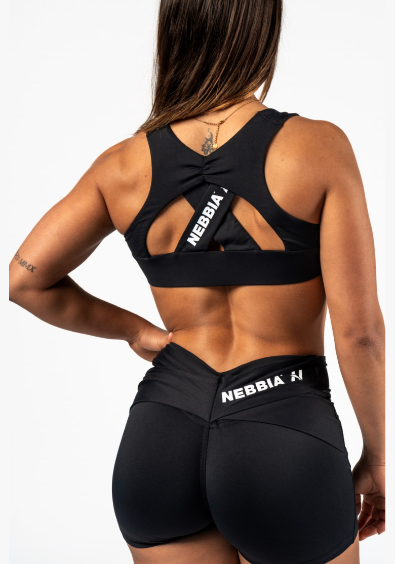 NEBBIA • NEBBIA Reggiseno sportivo STRONG BEAUTY nero • Nebshop.cz NEBBIA • NEBBIA Reggiseno sportivo STRONG BEAUTY nero • Nebshop.cz