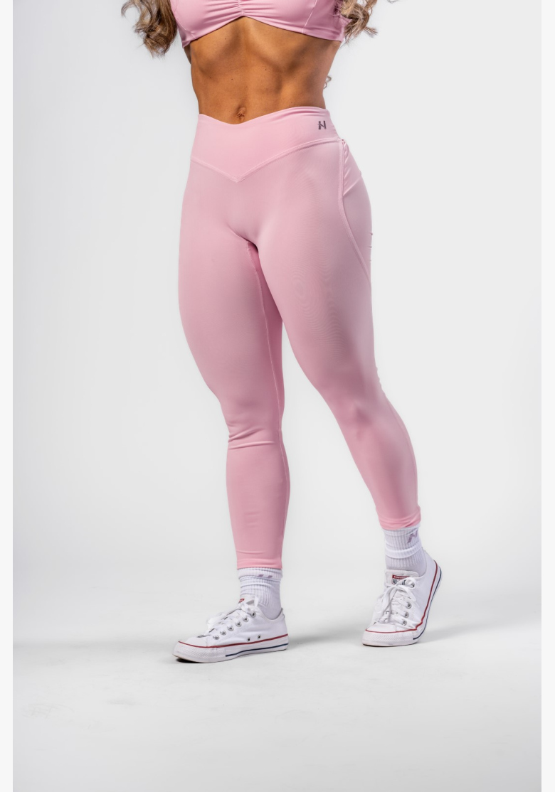 NEBBIA • NEBBIA Shaping leggings with V-shaped waistband STRONG BEAUTY pink • Nebshop.com NEBBIA • NEBBIA Shaping leggings with V-shaped waistband STRONG BEAUTY pink • Nebshop.com