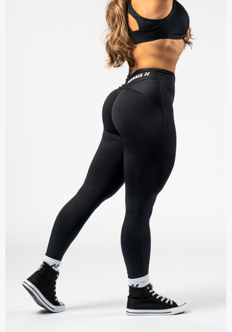 NEBBIA • NEBBIA Shaping leggings with V-shaped waistband STRONG BEAUTY black • Nebshop.cz NEBBIA • NEBBIA Shaping leggings with V-shaped waistband STRONG BEAUTY black • Nebshop.cz