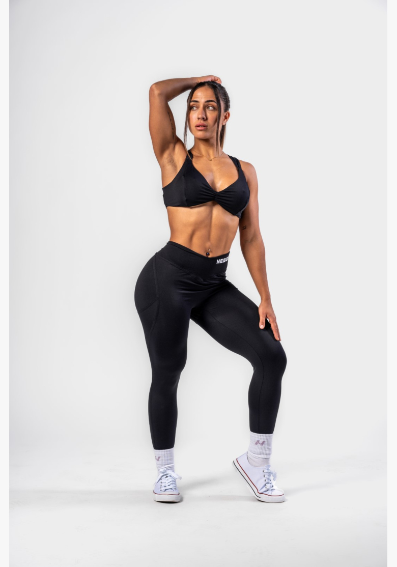 NEBBIA • NEBBIA Shaping leggings with lacing STRONG BEAUTY black • Nebshop.cz NEBBIA • NEBBIA Shaping leggings with lacing STRONG BEAUTY black • Nebshop.cz